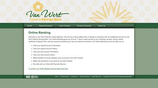 Online Banking - Van Wert Federal Savings Bank