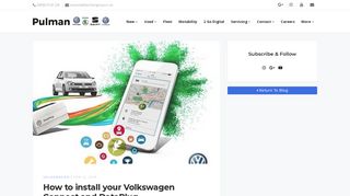 How to install your Volkswagen Connect and DataPlug | Pulman Group