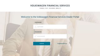 VWFS Dealer Portal - login - Volkswagen Financial Services Australia