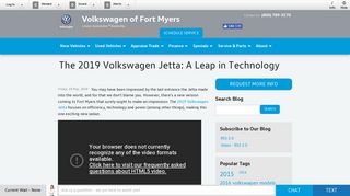 The 2019 Volkswagen Jetta: A Leap in Technology