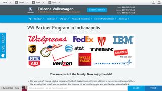 VW Partner Program in Indianapolis | Falcone Volkswagen