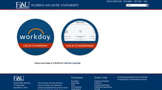 Workday : Florida Atlantic University - FAU