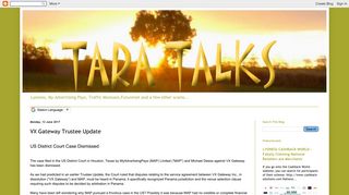 TARA TALKS: VX Gateway Trustee Update