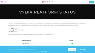 Status – | Vydia