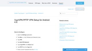 VyprVPN PPTP VPN Setup for Android 4.X – Golden Frog Support
