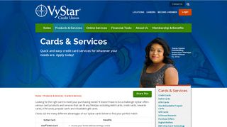 Cards & Services | VyStar Credit Union