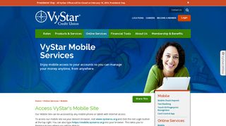 Mobile Services | VyStar Credit Union