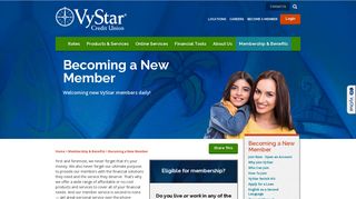 Becoming a New Member | VyStar Credit Union
