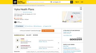 Vytra Health Plans 395 N Service Rd Ste 100, Melville, NY 11747 - YP ...