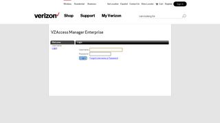 Login - VZAccess Manager