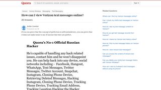 How to view Verizon text messages online - Quora