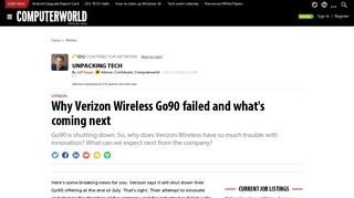 Why Verizon Wireless Go90 failed and what's coming next ...