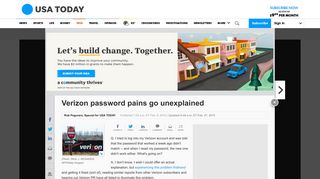 Verizon password pains go unexplained - USA Today