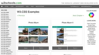 W3.CSS Examples - W3Schools