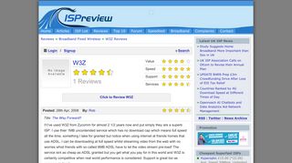 W3Z - Broadband Fixed Wireless ISP Reviews - ISPreview UK