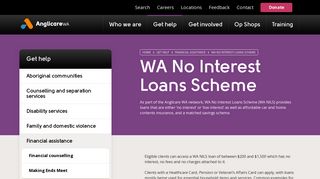WA No Interest Loans Scheme (WA NILS) | Anglicare WA