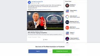 WA's richest footy tipping competition... - The West Australian | Facebook