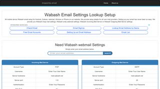 Wabash Email Settings | Wabash Webmail | wabash.net Email