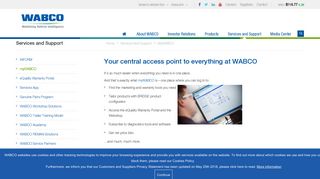 myWABCO Customer Portal | Aftermarket Services | WABCO