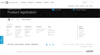 Product Registration | Wacom