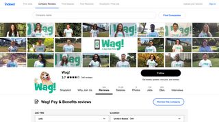 Working at Wag!: 98 Reviews about Pay & Benefits | Indeed.com