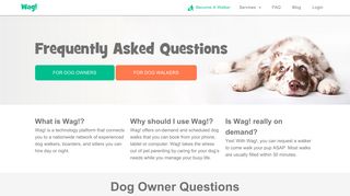 FAQs About Dog Walking | Dog Owners & Dog Walkers | Wag!