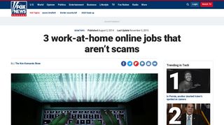 3 work-at-home online jobs that aren't scams | Fox News