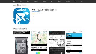 Wahoo ELEMNT Companion on the App Store - iTunes - Apple