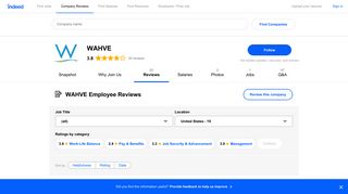 Working at WAHVE: Employee Reviews | Indeed.com
