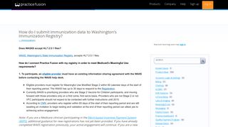 How do I submit immunization data to Washington's Immunization ...