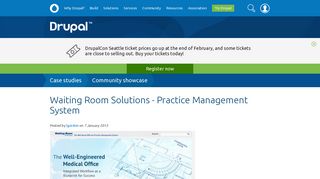 Waiting Room Solutions - Practice Management System | Drupal.org