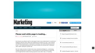 Please wait while page is loading... | Marketing Magazine
