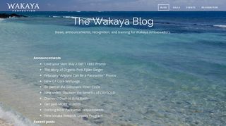 Ambassador Back Office Beta - Wakaya Perfection Blog