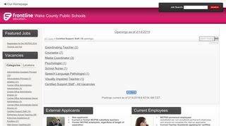 Wake County Public Schools - Frontline Recruitment - applitrack.com