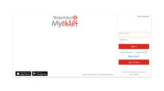 MyChart - Login Page - WakeMed MyChart
