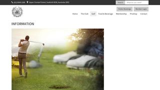 Information - Wakehurst Golf Club