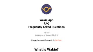 How can I help Wakie?
