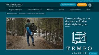 Tempo Learning - A Custom-Paced Educational Experience | Walden ...