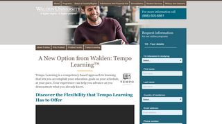Tempo Learning at Walden University