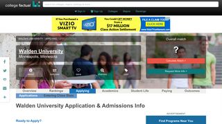 Walden University Application & Admissions Information
