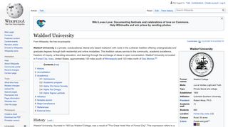 Waldorf University - Wikipedia