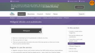 RBdigital eBooks and audiobooks - Conwy County Borough Council