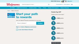 Balance Rewards | Walgreens