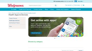 Apps & Devices | Balance Rewards for healthy choices® | Walgreens