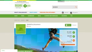 Oxfam Trailwalker India - (Walk4Fun)-Accenture