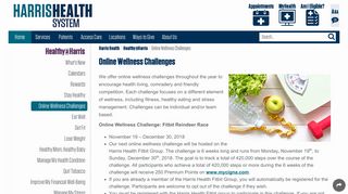 Online Wellness Challenges - Harris Health