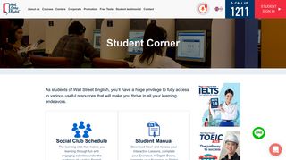 Student Corner - Wall Street English Thailand