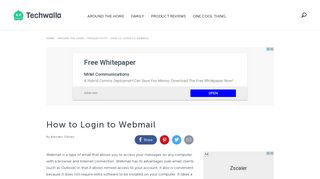 How to Login to Webmail | Techwalla.com