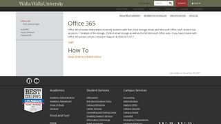 Office 365 | Walla Walla University