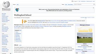 Wallingford School - Wikipedia